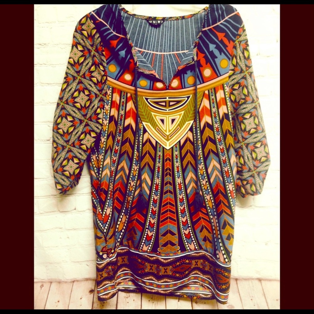 NLW Bohemian Dress Top